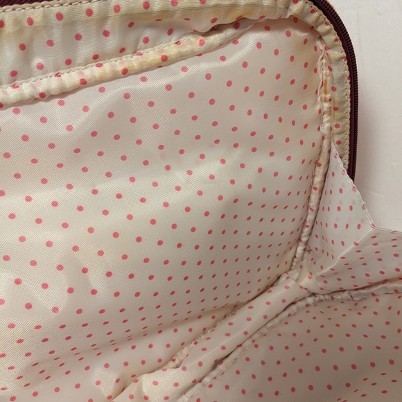 Vintage Terry Cloth Bag with Bamboo Handles - Picture 8 of 9